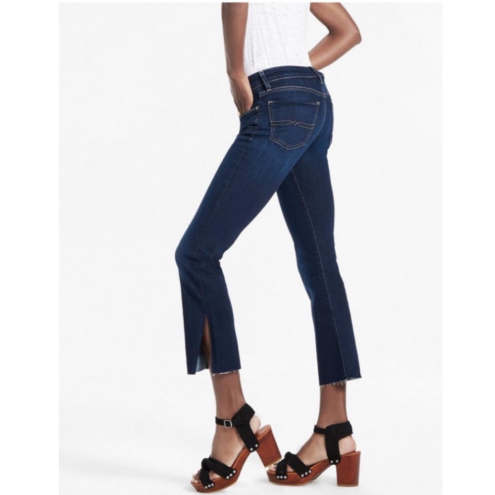 Lucky Brand Sweet Mid Rise Cropped Bootcut Jeans